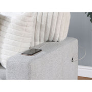 Ford - Reversible Pull Out Sofa Bed - Light Gray - R&R Furniture Gallery (Fountain Valley, CA)