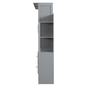 Murphy Wall Bed With LED Lights, Shelves And Drawers - R&R Furniture Gallery (Fountain Valley, CA)