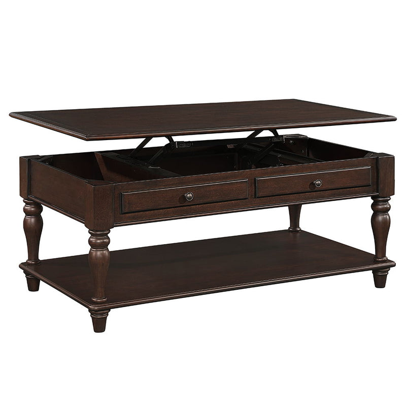 Farrel - Coffee Table With Lift Top - Walnut - R&R Furniture Gallery (Fountain Valley, CA)