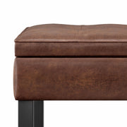 Cosmopolitan - Storage Ottoman Bench With Open Bottom - R&R Furniture Gallery (Fountain Valley, CA)