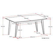 Draper - Rectangular Dining Table - R&R Furniture Gallery (Fountain Valley, CA)