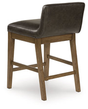 Cabalynn - Upholstered Barstool (Set of 2) - Two-tone Brown - R&R Furniture Gallery (Fountain Valley, CA)