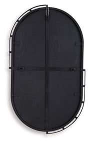 Valkings - Accent Mirror - Black - R&R Furniture Gallery (Fountain Valley, CA)