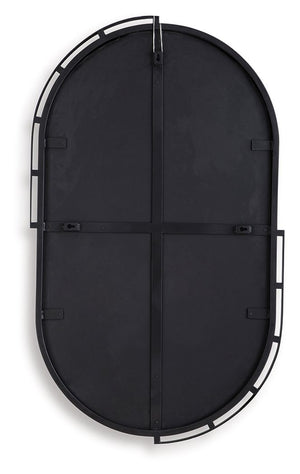 Valkings - Accent Mirror - Black - R&R Furniture Gallery (Fountain Valley, CA)
