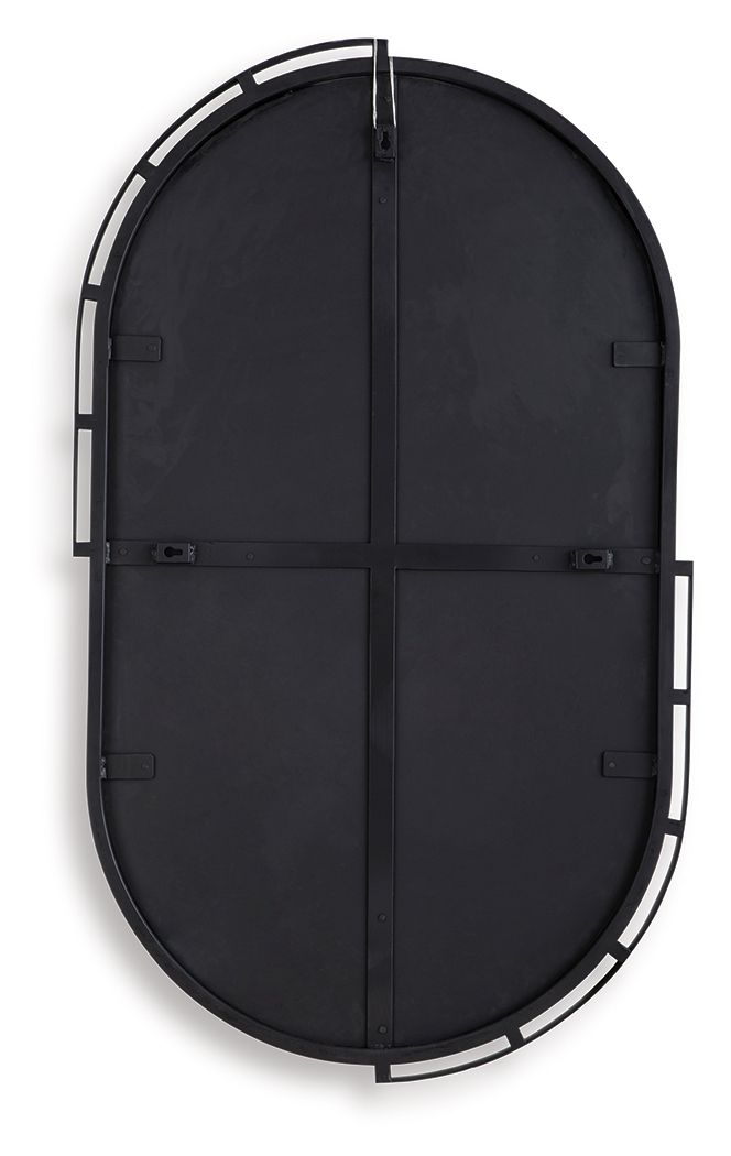 Valkings - Accent Mirror - Black - R&R Furniture Gallery (Fountain Valley, CA)