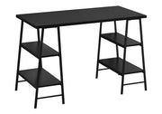 Computer Desk For Home Office, Storage Shelves, Industrial Design - R&R Furniture Gallery (Fountain Valley, CA)