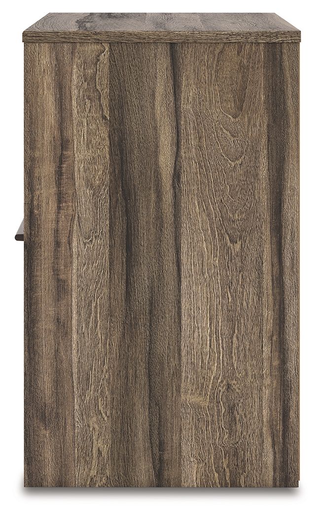 Elbrim - One Drawer Night Stand - Brown - R&R Furniture Gallery (Fountain Valley, CA)