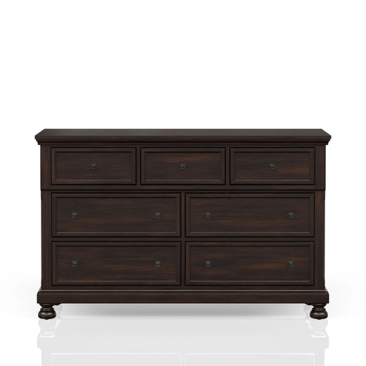 7 Seven Drawer Dresser - Cherry - R&R Furniture Gallery (Fountain Valley, CA)