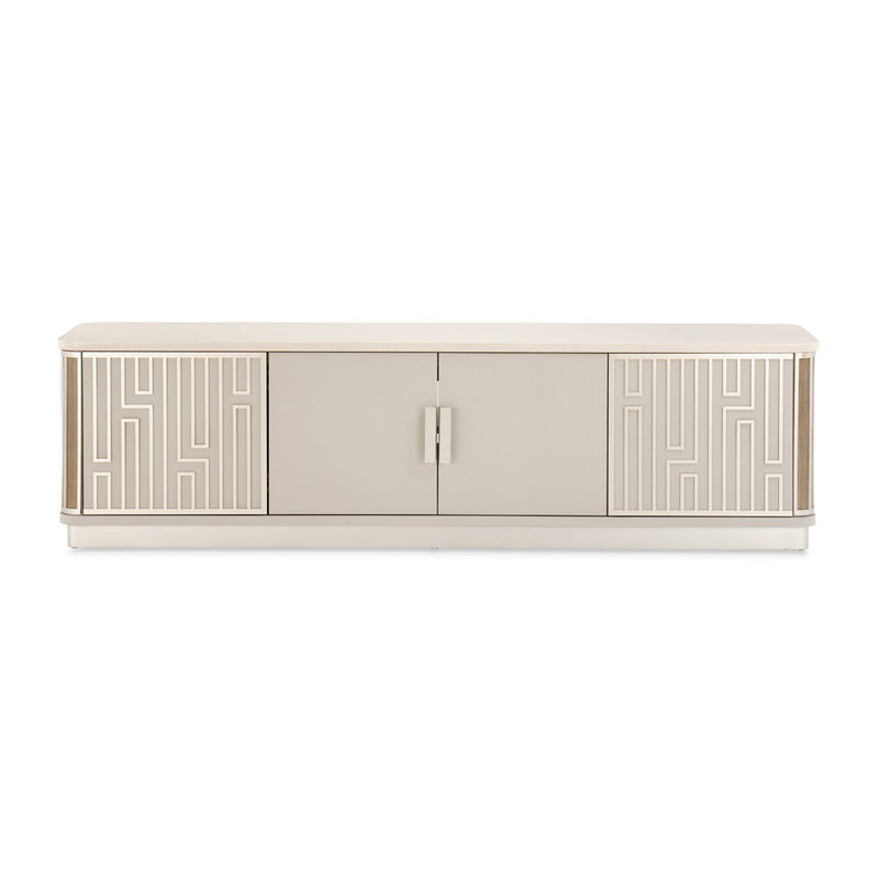Roxbury Park - Media Cabinet - Slate - R&R Furniture Gallery (Fountain Valley, CA)