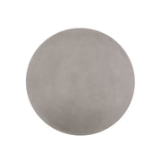 Round concrete outdoor end table from Noble House, lightweight side table with natural finish for patio or garden use.