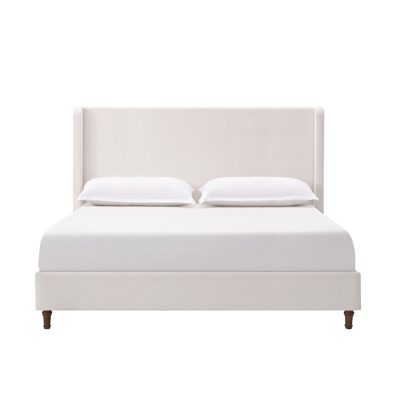 Harper - Tall Headboard Upholstered Bed / High Headboard / Elegant Simplicity / No Box Spring Needed - R&R Furniture Gallery (Fountain Valley, CA)