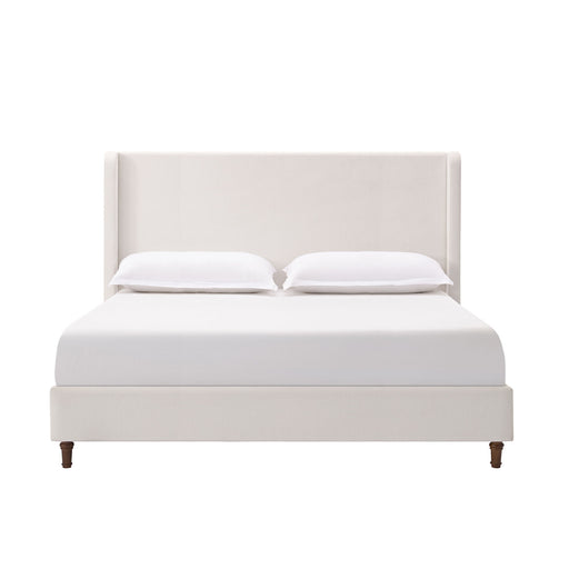 Harper - Tall Headboard Upholstered Bed / High Headboard / Elegant Simplicity / No Box Spring Needed - R&R Furniture Gallery (Fountain Valley, CA)