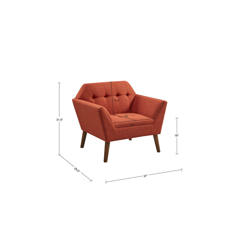Modern Lounge Chair With Button Tufting - R&R Furniture Gallery (Fountain Valley, CA)