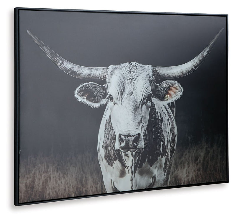Harlandale - Wall Art - Black / White / Brown - R&R Furniture Gallery (Fountain Valley, CA)