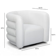 Curves - Velvet Swivel Accent Chair - R&R Furniture Gallery (Fountain Valley, CA)
