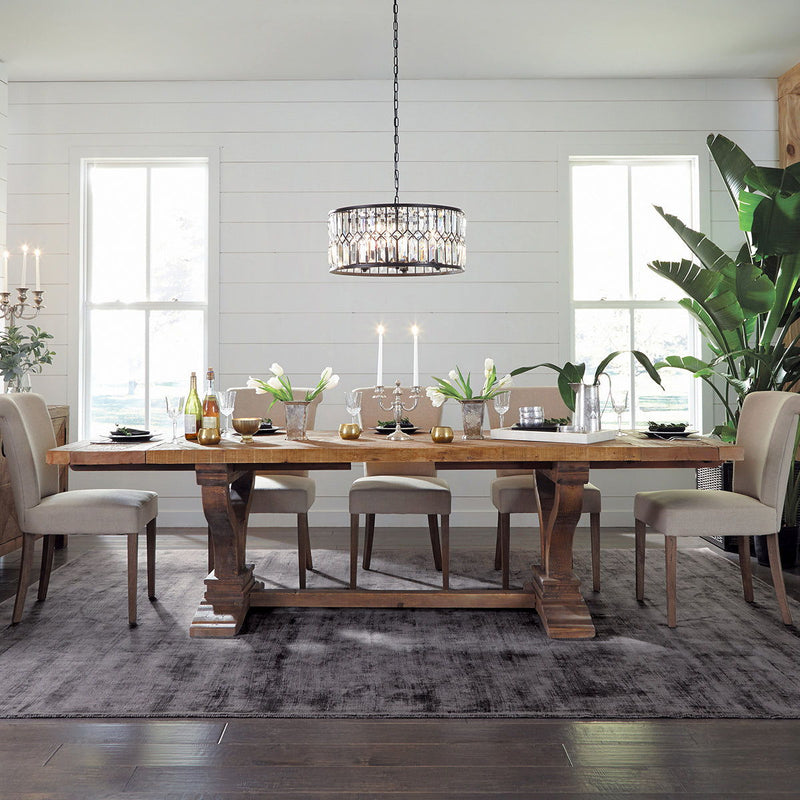 Alexander - Extention Dining Table - R&R Furniture Gallery (Fountain Valley, CA)