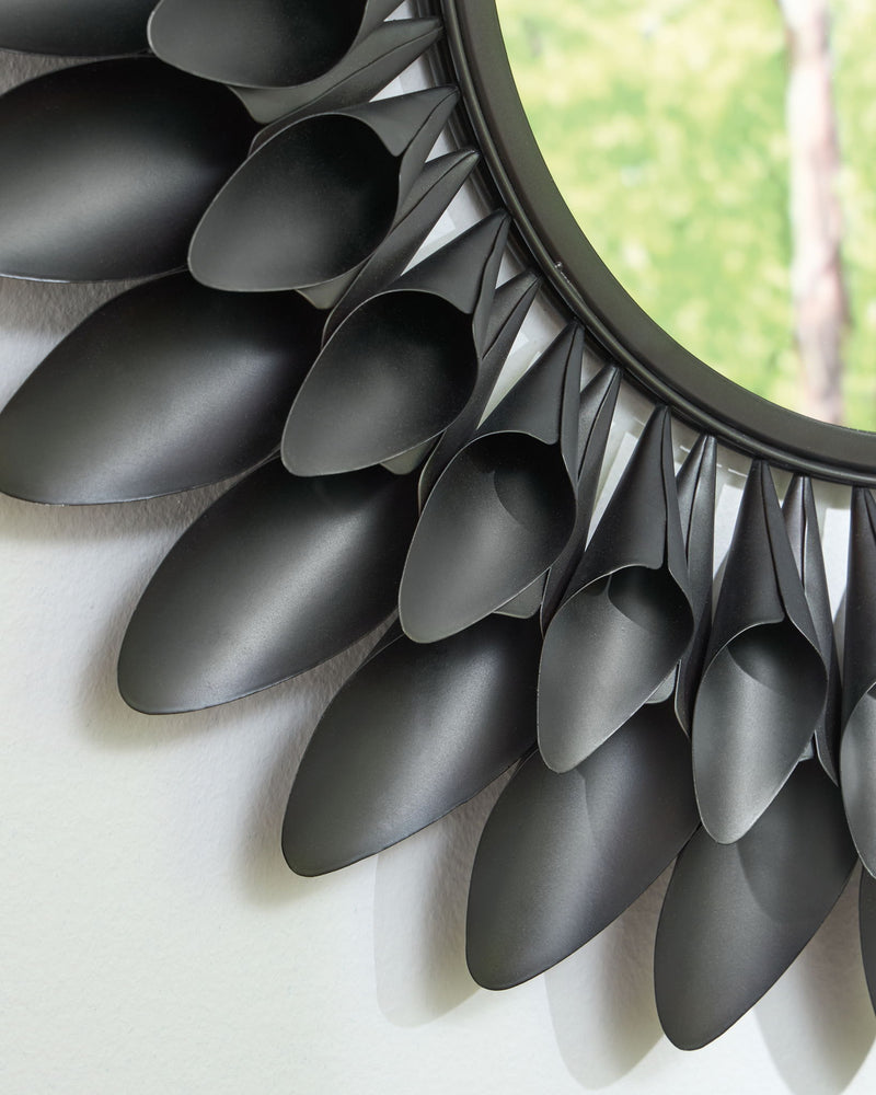 Ryenmour - Accent Mirror - Oil Rubbed Bronze Finish - R&R Furniture Gallery (Fountain Valley, CA)