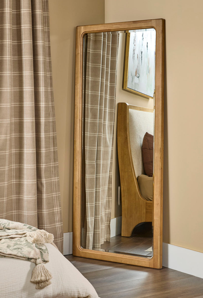 Brentwood Flr Mirror - Brioche