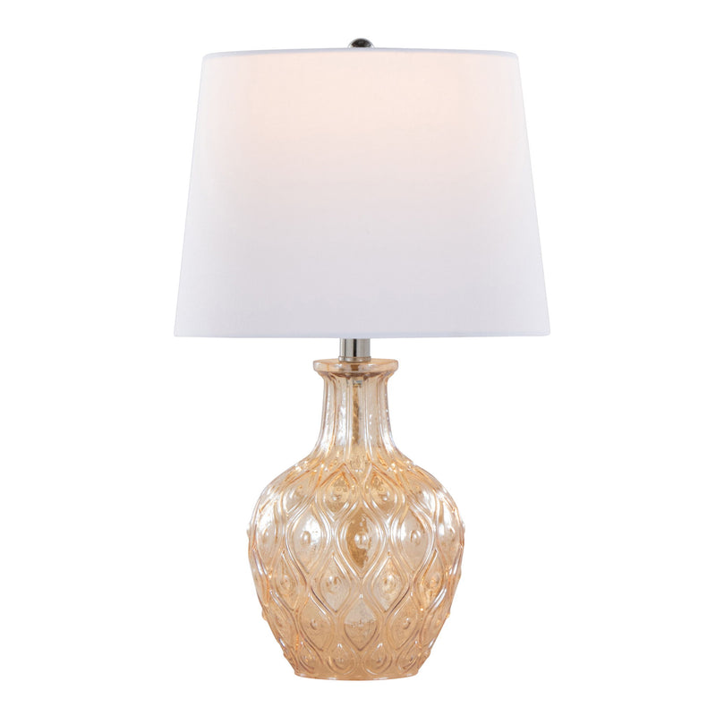 Gloria - Round Contemporary Lamp (Set of 2) - R&R Furniture Gallery (Fountain Valley, CA)