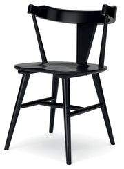 Gretlynn - Dining Room Side Chair (Set of 2) - Black - R&R Furniture Gallery (Fountain Valley, CA)