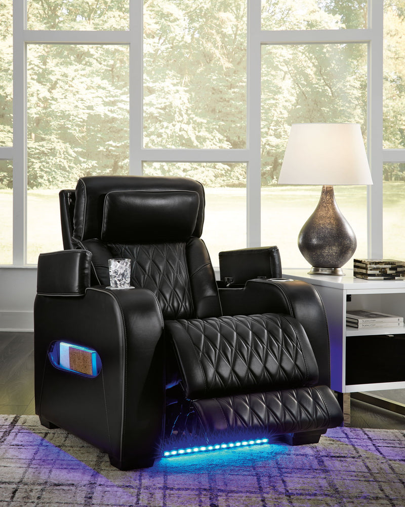Boyington - Power Recliner/Adj Headrest - R&R Furniture Gallery (Fountain Valley, CA)