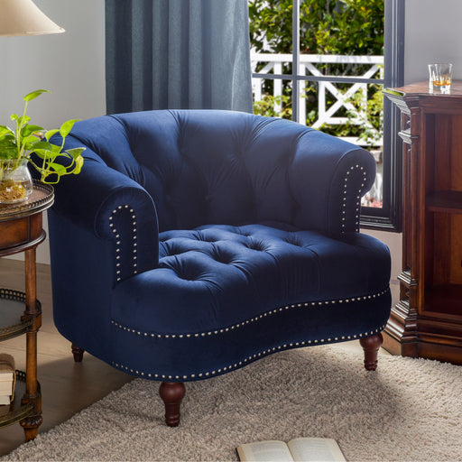 La Rosa - Victorian Tufted Upholstered Accent Chair - R&R Furniture Gallery (Fountain Valley, CA)