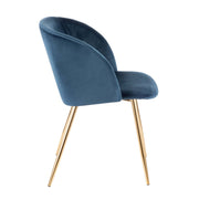 Pair of Lumi Source Fran contemporary elegant design chairs with sleek modern styling, set of two, in a stylish indoor setting.