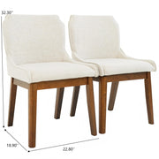 Ellis - Dining Chair (Set of 2) - Beige - R&R Furniture Gallery (Fountain Valley, CA)