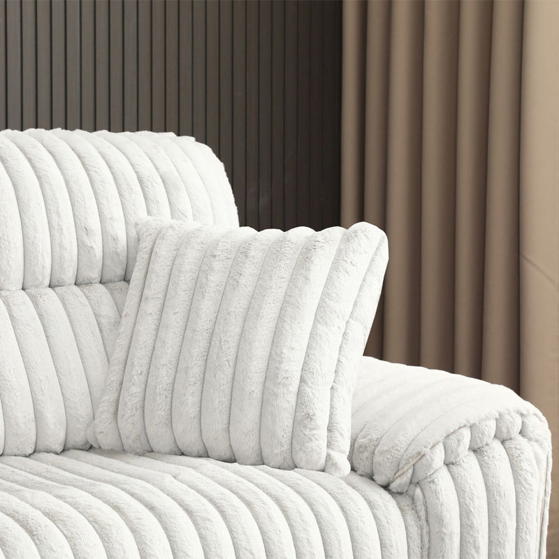 Jaya - Power Motion Sofa With Sleeper & USB Port - Mondo Gray Corduroy - R&R Furniture Gallery (Fountain Valley, CA)
