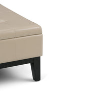 Dover - Multifunctional Lift Top Coffee Table Storage Ottoman - R&R Furniture Gallery (Fountain Valley, CA)