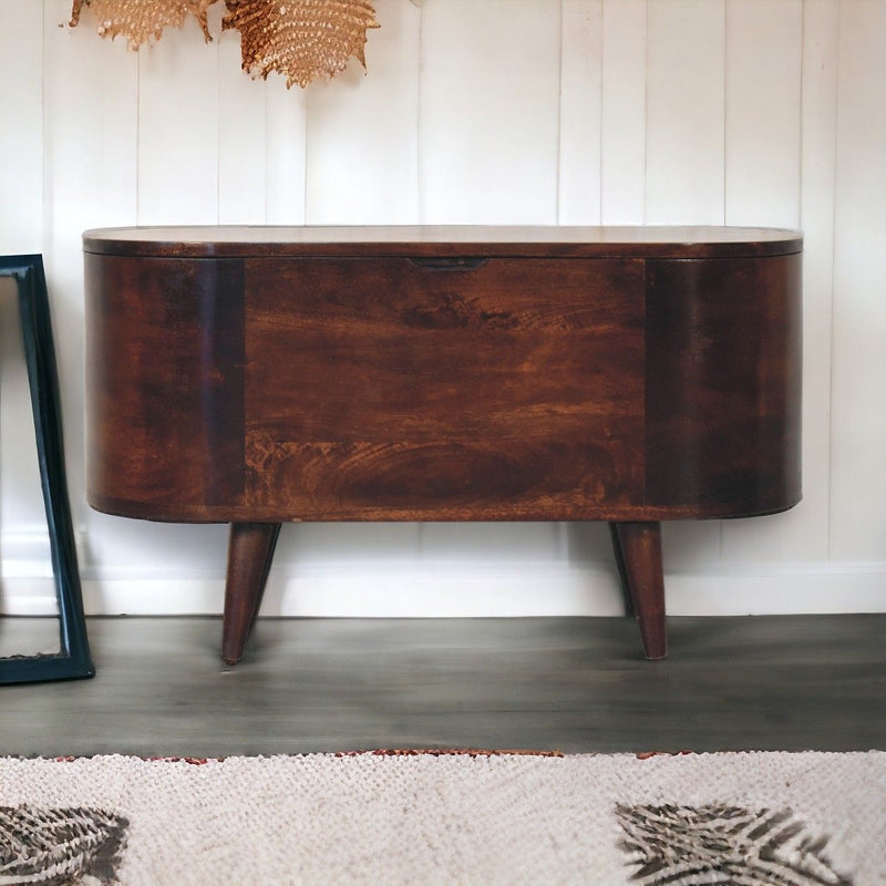 Rounded Lid Up Blanket Box - R&R Furniture Gallery (Fountain Valley, CA)