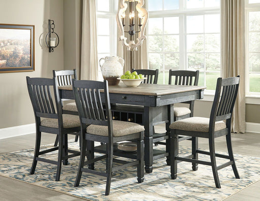 Tyler Creek - Counter Height Table Set - R&R Furniture Gallery (Fountain Valley, CA)