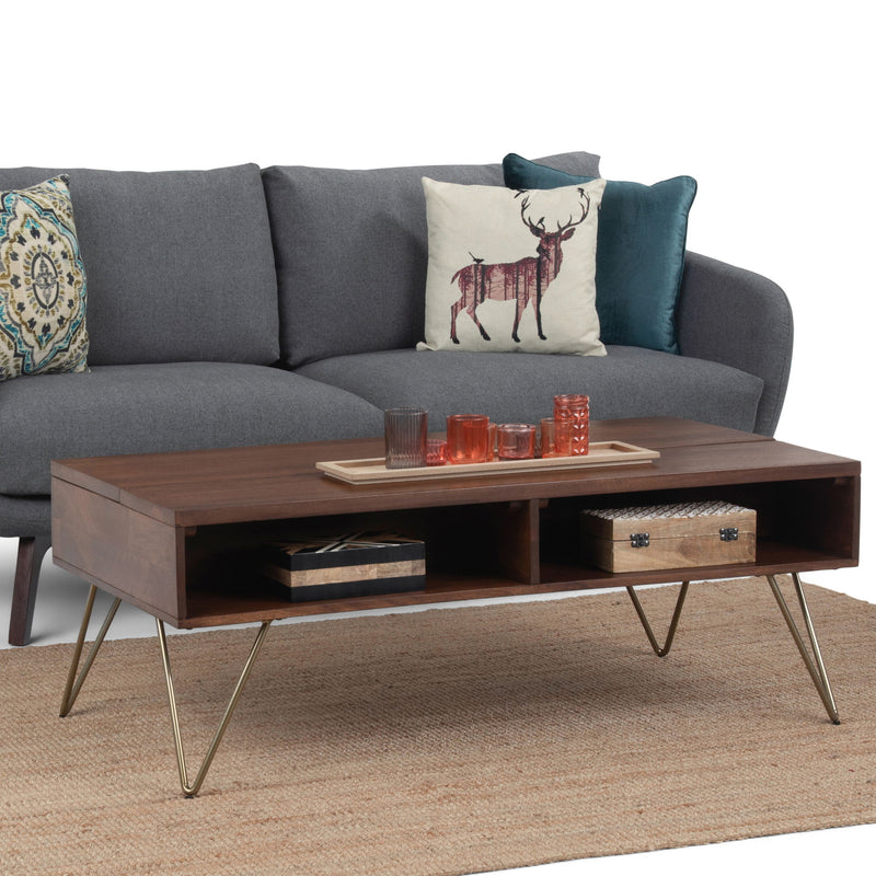 Hunter - Handcrafted Lift Top Coffee Table - R&R Furniture Gallery (Fountain Valley, CA)