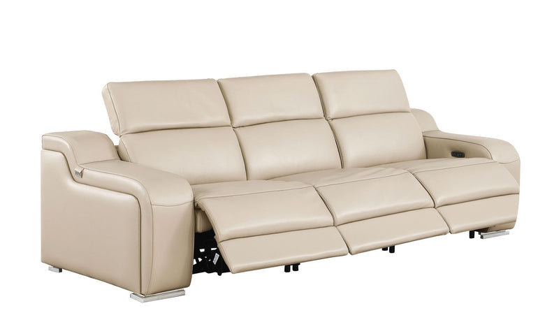 1116 - 7-Piece Modular Power Reclining Sofa, Loveseat & Chair Set In With 6 Power Recliners & Power Headrests