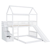 House Bunk Bed With Slide - R&R Furniture Gallery (Fountain Valley, CA)
