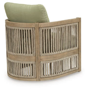 Serena Shores - Lounge Chair With Cushion (Set of 2) - Beige / Green - R&R Furniture Gallery (Fountain Valley, CA)