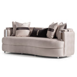 Carmela - Sofa - Zinc / Silver - R&R Furniture Gallery (Fountain Valley, CA)