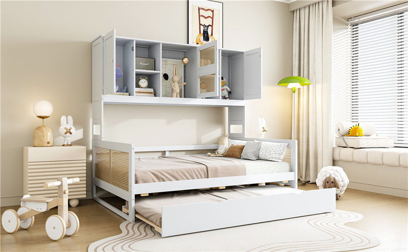 Daybed And All In One Cabinet And Shelf - R&R Furniture Gallery (Fountain Valley, CA)