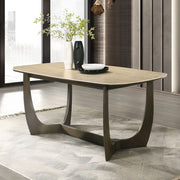 Davita - Dining Table With Ceramic Top - Walnut - R&R Furniture Gallery (Fountain Valley, CA)