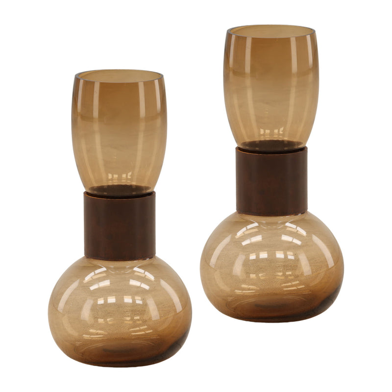 Rosmere - Vase (Set of 2) - Brown