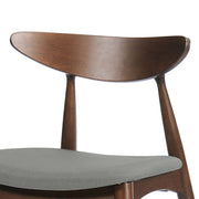 Retro Dining Chairs With Ergonomic Back (Set of 2) - R&R Furniture Gallery (Fountain Valley, CA)