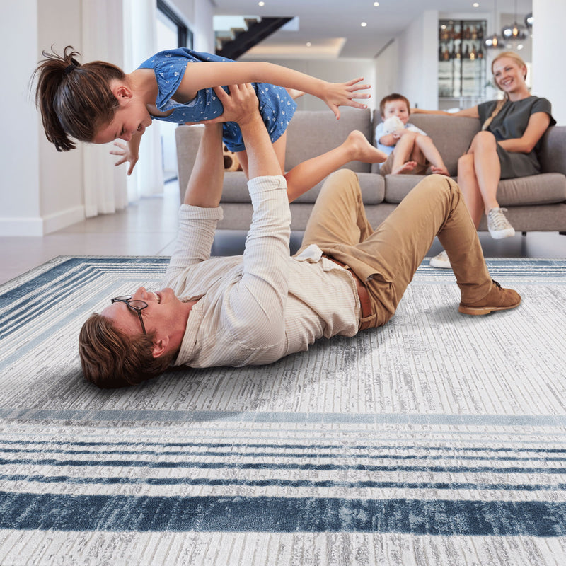 Marfi - Bordered Area Rug - R&R Furniture Gallery (Fountain Valley, CA)