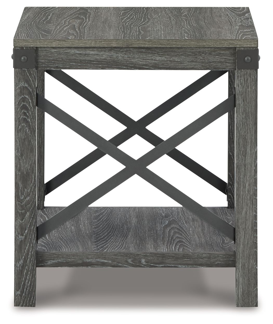 Freedan - Square End Table - Grayish Brown - R&R Furniture Gallery (Fountain Valley, CA)