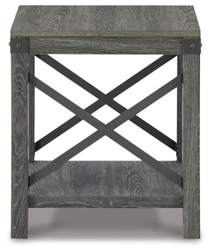 Freedan - Square End Table - Grayish Brown - R&R Furniture Gallery (Fountain Valley, CA)