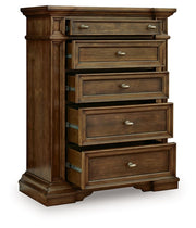 Frantanna - Five Drawer Chest - Brown - R&R Furniture Gallery (Fountain Valley, CA)