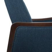 Noble House Drury contemporary fabric upholstered pushback recliner with plush cushioning and modern design.