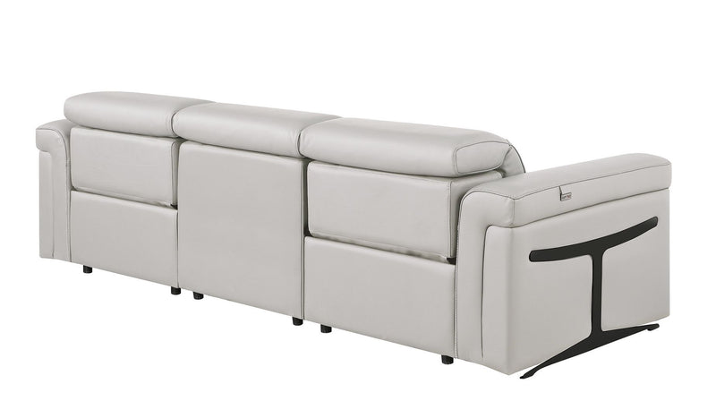 1126 - 5-Piece Modular Power Reclining Sofa And Loveseat Set In With 4 Power Recliners & Power Headrests