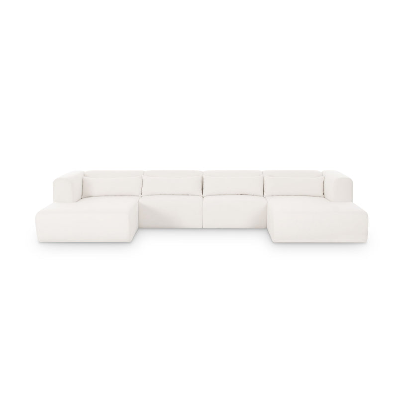 Tarra - Chenille Modular Sectional - R&R Furniture Gallery (Fountain Valley, CA)