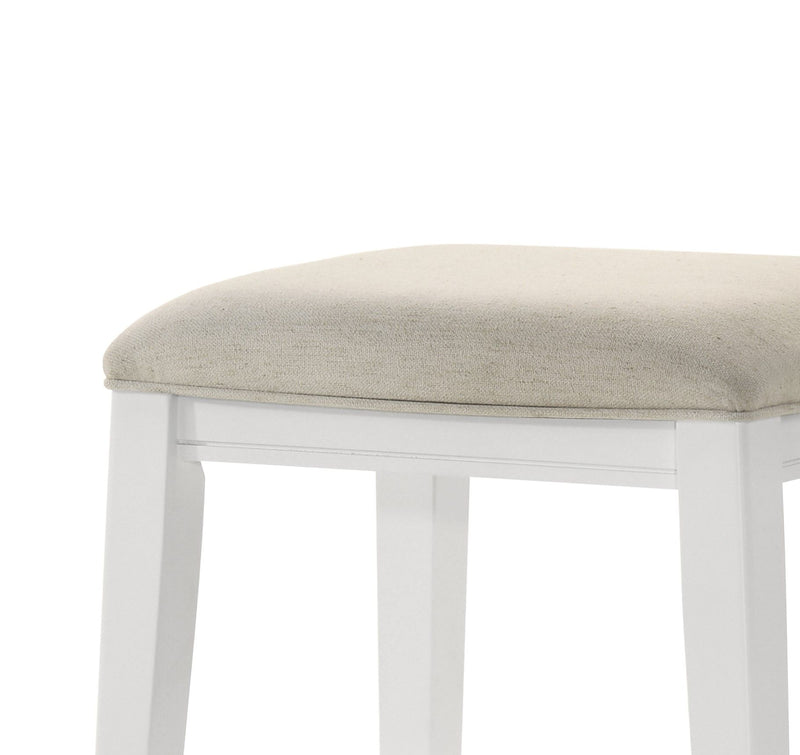 Sasha - 17" Counter Height Stool With Upholstered Seat - R&R Furniture Gallery (Fountain Valley, CA)