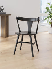 Gretlynn - Dining Room Side Chair (Set of 2) - Black - R&R Furniture Gallery (Fountain Valley, CA)